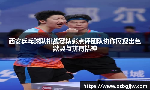 西安乒乓球队挑战赛精彩点评团队协作展现出色默契与拼搏精神